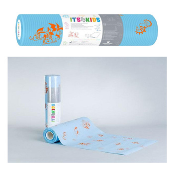 Podkład dla dzieci na rolce 33cm x 50cm niebieski podfoliowany 54g Its4kids 50szt
