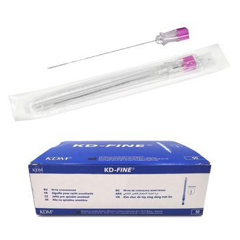 Igły do punkcji lędźwiowej 88mm x 1,2mm 18G KDM KD-Fine Spinal 50szt