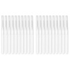 Mikroszczoteczki do Laminacji Brwi Białe 20szt.