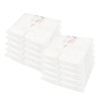 Podkład na zagłówek typu rogal 29cm x 36cm biała włóknina 100szt x 10op