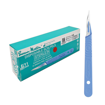 Skalpel chirurgiczny Sabre E11 sterylny 10szt stal nierdzewna Swann-Morton
