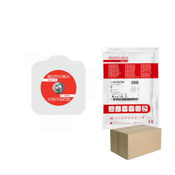 Elektrody pediatryczne dla dzieci EKG EK-S 40 PSG pianka żel stały 40mm x 36mm 50szt wielopak 30op