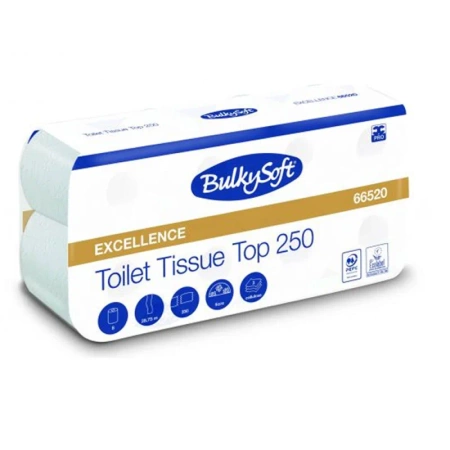 Papier toaletowy mocny i długi 29m biały 3 warstwy Bulkysoft Excellence 8 rolek