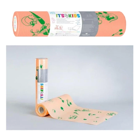 Podkład dla dzieci na rolce 33cm x 50cm morelowy podfoliowany 54g Its4kids 600szt