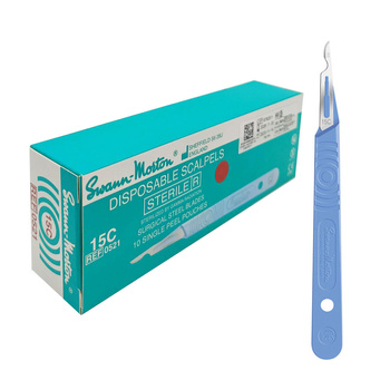 Skalpel chirurgiczny 15C sterylny 10szt stal nierdzewna Swann-Morton