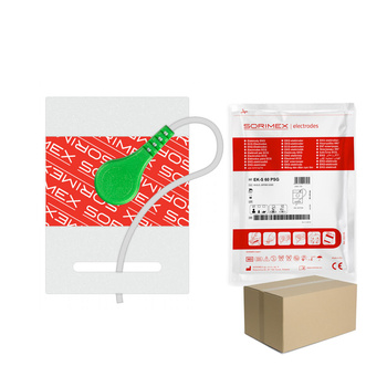 Elektrody do holtera EKG EK-S 60 P pianka żel ciekły 55mm x 40mm 50szt wielopak 30op
