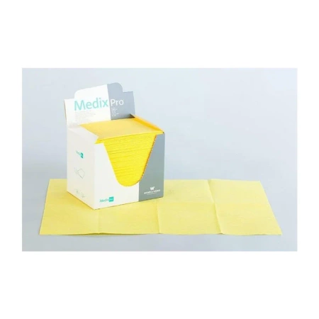 Podkład higieniczny 33cm x 48cm żółty podfoliowany 54g MedixPro 480szt