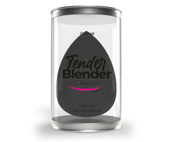 Gąbka do Makijażu Tender Blender, Super Miękka, Czarna - Idealna do Precyzyjnego Aplikacji Podkładu i Kosmetyków Uzupełniających