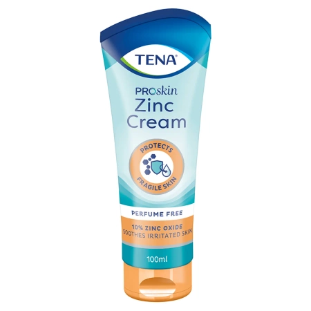 Krem z cynkiem na odparzenia 100ml Tena ProSkin Zinc Cream 10szt