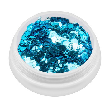 Pyłek Ozdoba do Paznokci brokat Confetti - 62