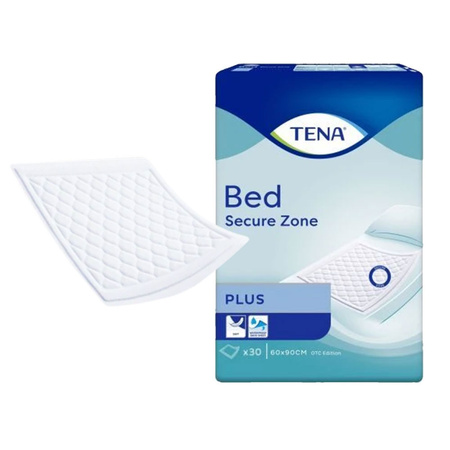 Podkład chłonny na łóżko 90cm x 60cm Tena Bed Plus 30 sztuk