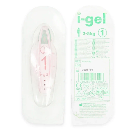 Maska krtaniowa I gel rozmiar 1 dla noworodków maska oddechowa intubacyjna żelowa I-gel 1 szt