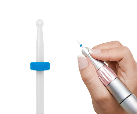 Frez Ceramiczny, Kulka, 3/32″ SMALL BALL (M), średni (niebieski)