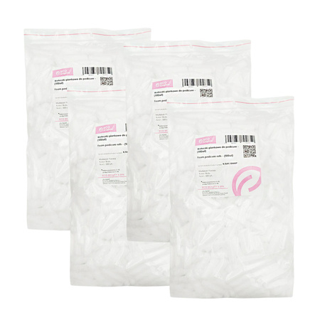 Separator do pedicure z pianki w kształcie wałeczków 500szt x 4op