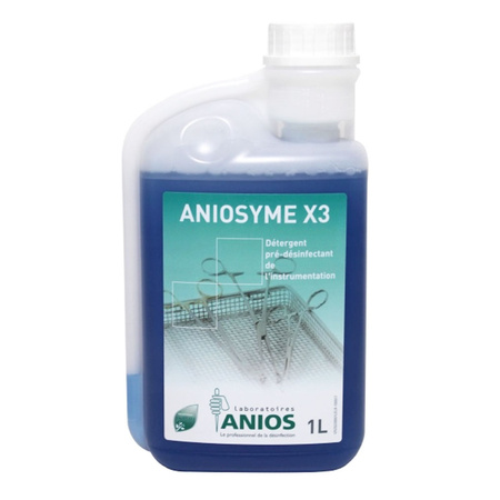 Koncentrat do mycia i dezynfekcji narzędzi medycznych i sprzętu do endoskopii Aniosyme X3 Aniosyme DD1 1L