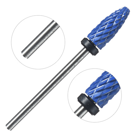 Frez granatowy ceramiczny LONG BULLET XC - stożek bardzo mocny (czarny)