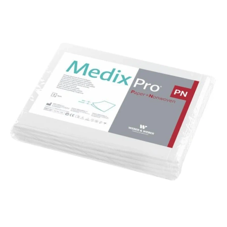 Prześcieradło jednorazowe 77cm x 210cm białe 40g MedixPro 40szt