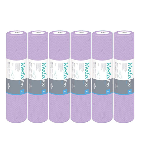 Podkład higieniczny na rolce 60cm x 50cm fioletowy 36g MedixPro 600szt