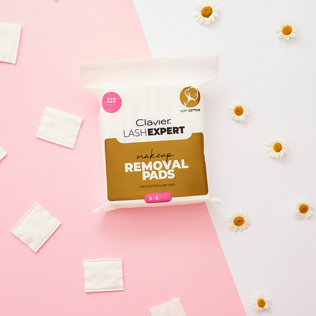 Płatki do demakijażu LASH EXPERT Removal Pads make up, Clavier, 222 szt.