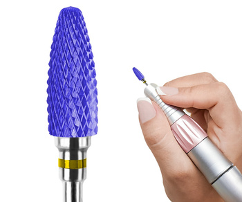 Frez granatowy ceramiczny TIRCH CYLINDER F delikatny (czerwony)