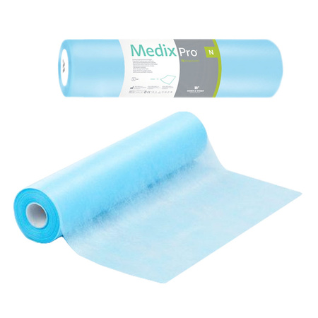 Podkład higieniczny na rolce 60cm x 50cm niebieski 20g MedixPro 100szt