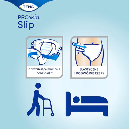 Pieluchomajtki TENA Slip ProSkin Plus XL 30 sztuk
