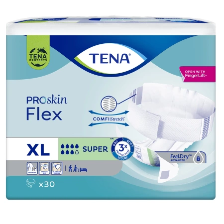 Pieluchomajtki TENA Flex ProSkin Super XL 30 szt