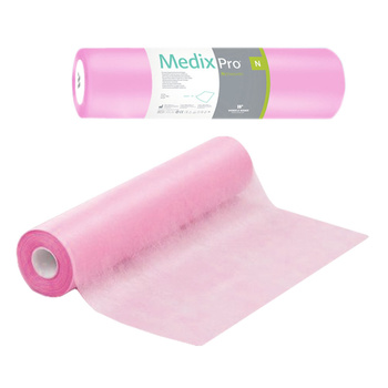 Podkład higieniczny na rolce 60cm x 50cm różowy 20g MedixPro 100szt