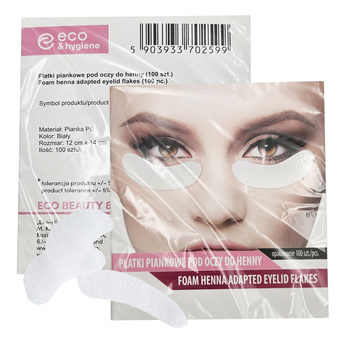Płatki pod oczy do henny z pianki 100szt