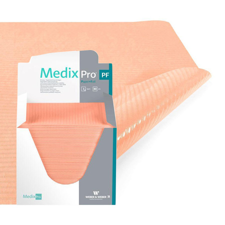 Podkład higieniczny 33cm x 48cm morelowy podfoliowany 54g MedixPro 80szt