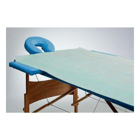 Prześcieradło jednorazowe 77cm x 210cm zielone 40g MedixPro 10szt