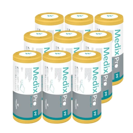 Podkład higieniczny na rolce 50cm x 50cm żółty podfoliowany 54g MedixPro 360szt