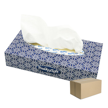 Chusteczki higieniczne w pudełku białe 2 warstwy 100szt x 40op