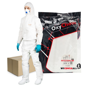Kombinezon ochronny malarski biały L OxyChem C110 typ 5 6 50szt