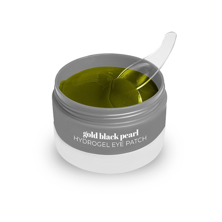 Żelowe płatki pod oczy Bright Look Clavier, gold black pearl, 60szt