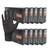 Rękawiczki nitrylowe XL czarne Mercator Nitrylex Black 100sztuk karton 10op