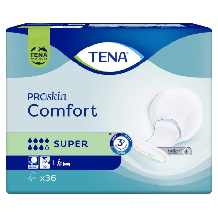 Pieluchy anatomiczne TENA Comfort ProSkin Super 36 szt