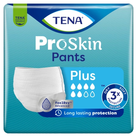 Pieluchomajtki TENA Slip ProSkin Plus L 10 sztuk