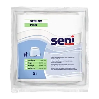 Seni Fix Plus, majtki siatkowe, podtrzymujące, rozmiar M, 70-95 cm, 5 sztuk