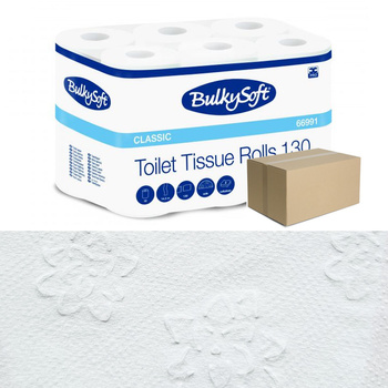 Mini papier toaletowy 14,3m biały 2 warstwy Bulkysoft Classic 96 rolek