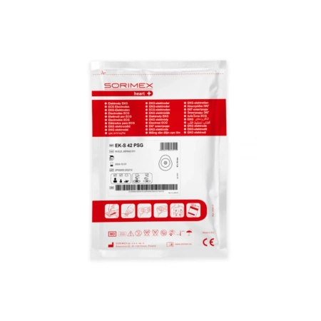 Elektrody pediatryczne dla dzieci EKG EK-S 42 PSG pianka żel stały 42mm x 36mm 50szt