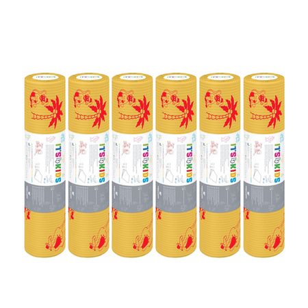 Podkład dla dzieci na rolce 50cm x 50cm żółty podfoliowany 54g Its4kids 480szt