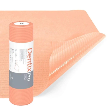 Serweta dentystyczna na rolce 33cm x 48cm morelowa podfoliowana 54g DentixPro 40szt