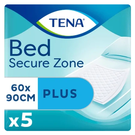 Podkład chłonny na łóżko 90cm x 60cm Tena Bed Plus 5 sztuk