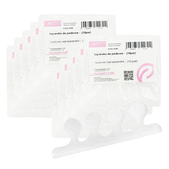 Separator do pedicure z pianki separator do malowania paznokci 10 par x 10op