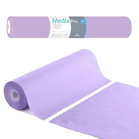 Podkład higieniczny na rolce 70cm x 50cm fioletowy 36g MedixPro 600szt