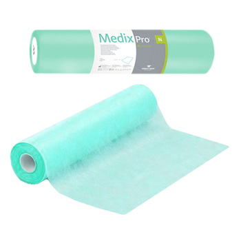 Podkład higieniczny na rolce 70cm x 50cm zielony 20g MedixPro 100szt