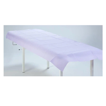 Prześcieradło jednorazowe 77cm x 210cm fioletowe podfoliowane 54g MedixPro 5szt