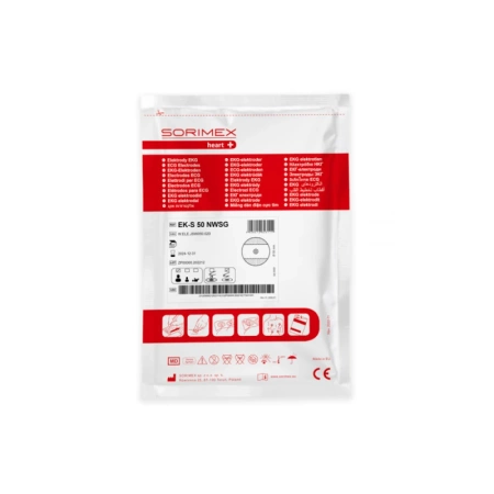 Elektrody do holtera EKG EK-S 50 NWSG żel stały włóknina 50mm 50sztuk wielopak 50op
