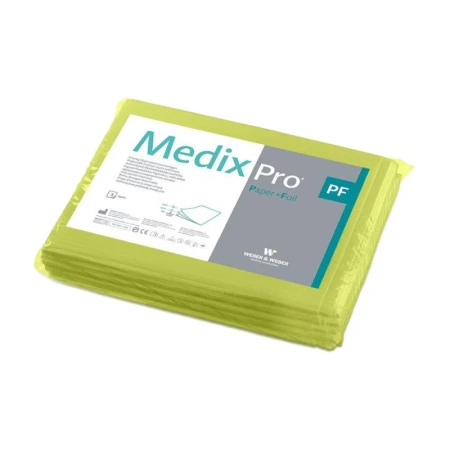 Prześcieradło jednorazowe 77cm x 210cm limonkowe podfoliowane 54g MedixPro 40szt